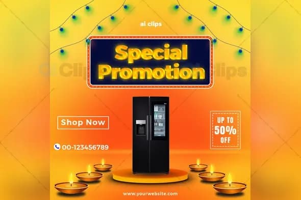 Special AD Promotion Sale Banner