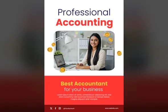 Accounting Services Promotional Template