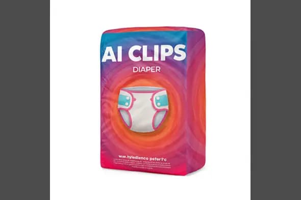 Diaper Packaging Mockup