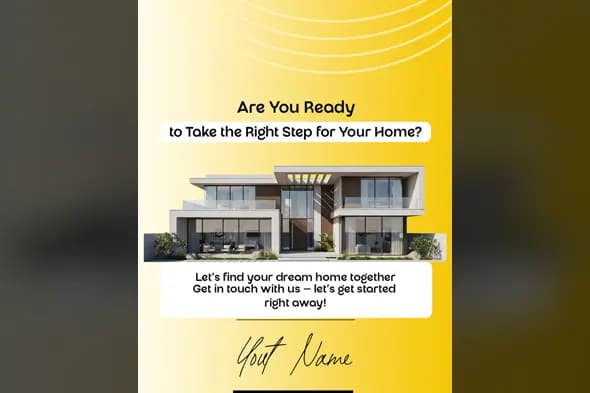 Modern Real Estate Social Media Template