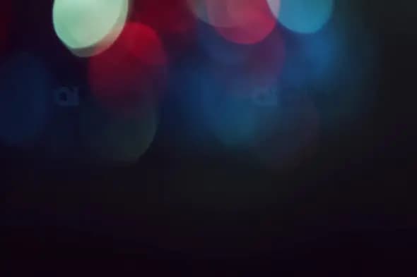 Dark Red, Blue, and Green Bokeh Lights for Cinematic Motion Graphics