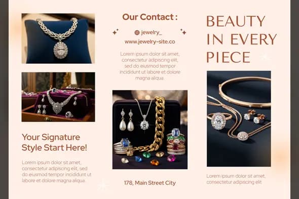 Premium Jewelry Store Marketing Template