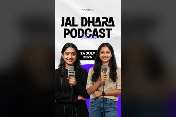 Stylish Podcast Promotional Template