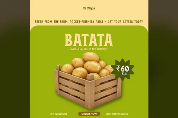 Enhanced Batata Potato Promotion Template