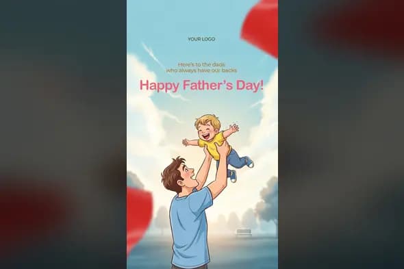 Heartfelt Father's Day Story Template