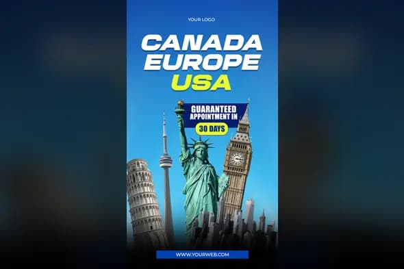 International Immigration Services Social Media Template