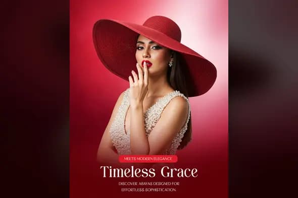 Luxury Fashion & Beauty Ad Template