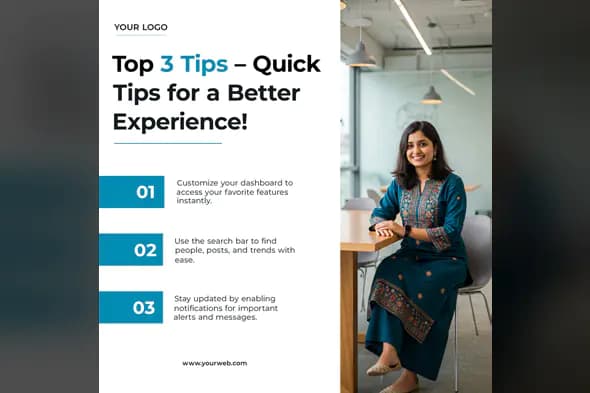 Modern Business Tips Template
