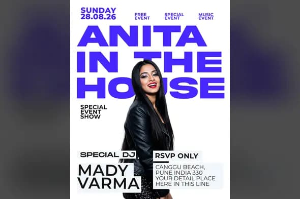 Stylish Event Flyer Photoshop Template for Professionals