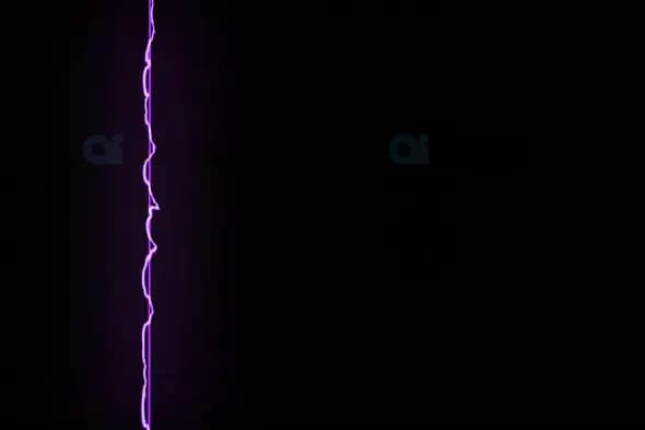 Vertical Purple Electric Line Effect