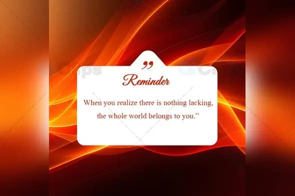 Inspirational Quote Design PSD Template