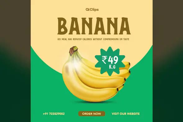 Enhanced Banana Price Promotion Template