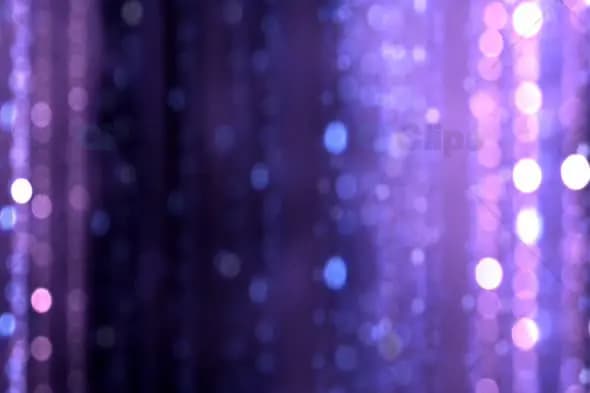 Soft Bokeh Light Streaks in Purple and Blue Glow