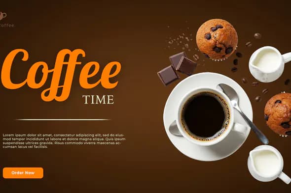 Artisanal Coffee Shop Promo Template