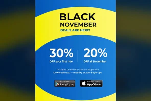 Vibrant Mobility App Offer Template
