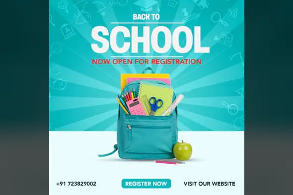 Enhanced Back to School Registration Banner