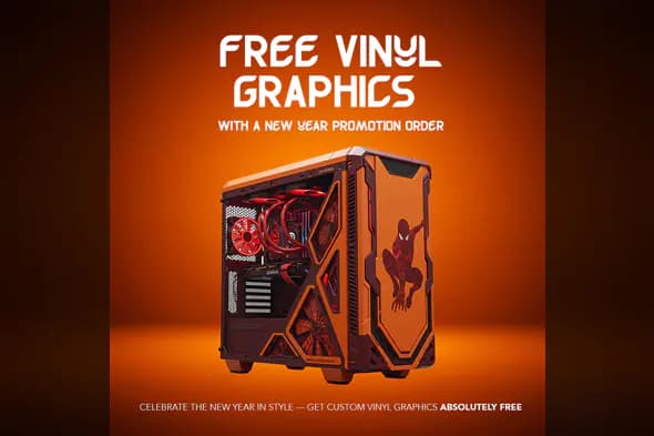 Enhanced PC Case Vinyl Graphics Promotion