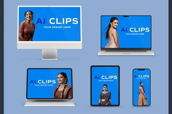 Multi-Device Mockup Set