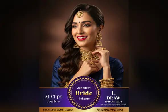 Jewellery Bride Scheme Promotion Template