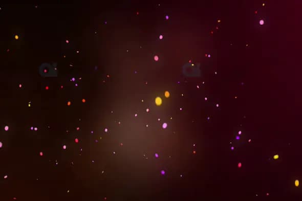 Magical Floating Particle Overlay