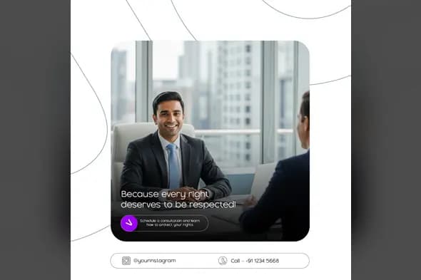 Legal Consultation Social Media Template