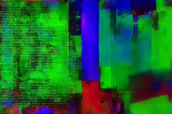 Colorful Glitch Digital Distortion - Abstract Tech Error Animation