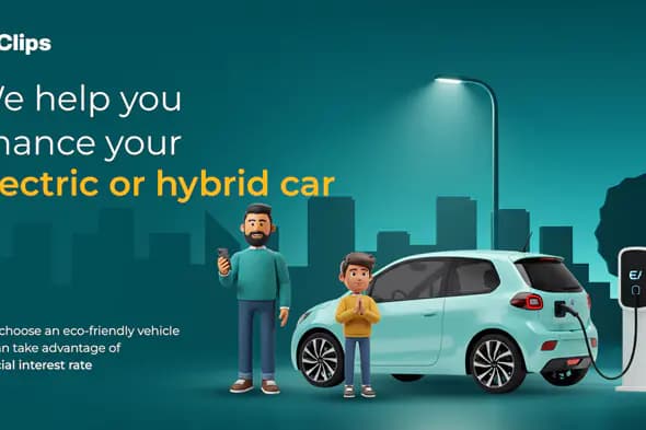Enhanced Electric Car Financing Promo Template