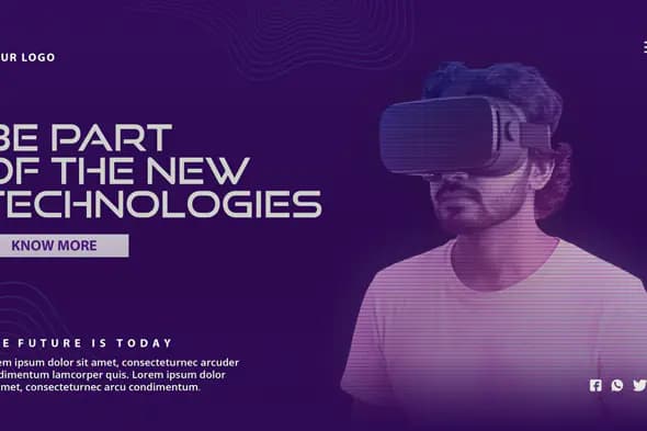 VR Technology Promotion Template