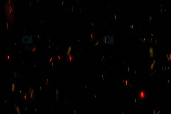 Fiery Sparks Full Screen – Energetic Particle Effect Background