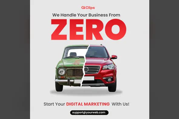 Digital Marketing Evolution Ad Template