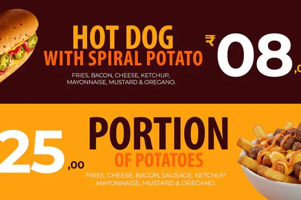 Fast Food Menu Board Template