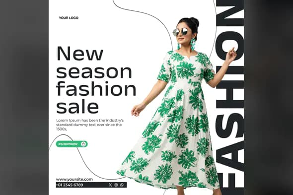Spring Fashion Collection Promo Template