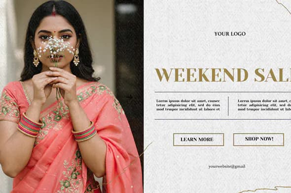 Elegant Ethnic Fashion Sale Template