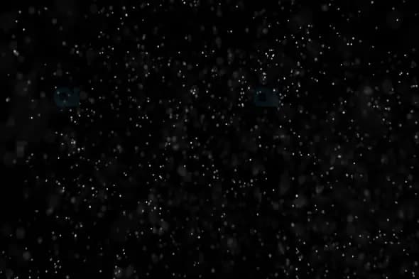Intense Snowfall in Darkness – Heavy Winter Particle Motion