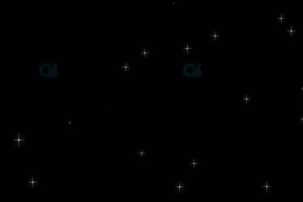 Twinkling Stars in Night Sky – Simple Celestial Background