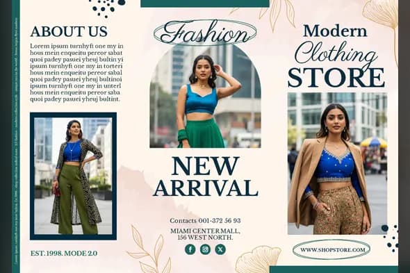 Elegant Fashion Boutique Social Media Template
