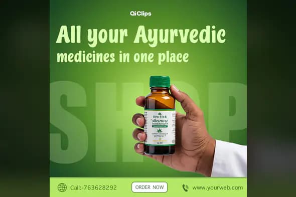 Enhanced Ayurvedic Medicine Marketing Template