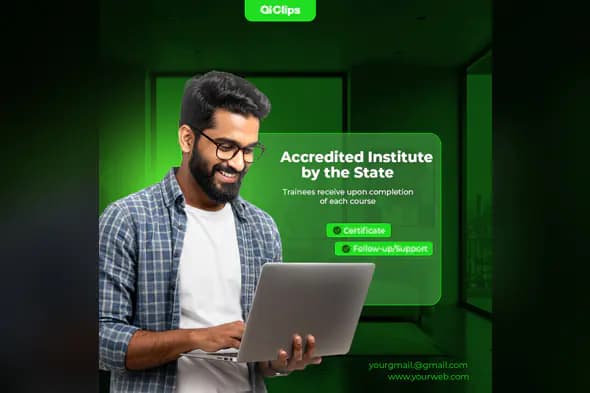 Enhanced Online Education Institute Promotion Template