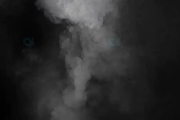 Rising Smoke in Low Light - Atmospheric Effect