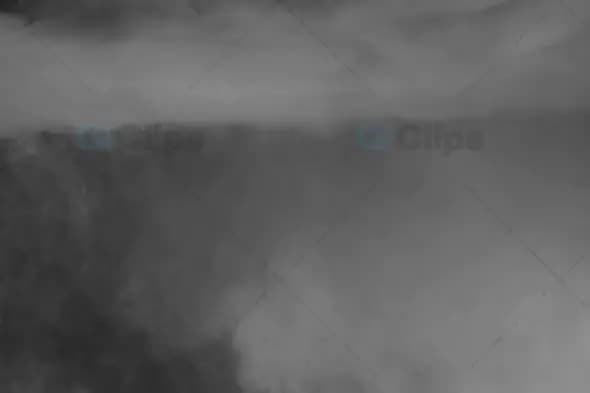 Thick Grey Smoke Rising in the Air