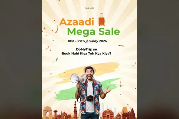 Patriotic Travel Sale Flyer Template