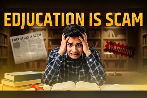 Education System Critique Thumbnail Template