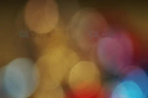 Warm Yellow and Red Bokeh Lights for Festive Motion Graphics