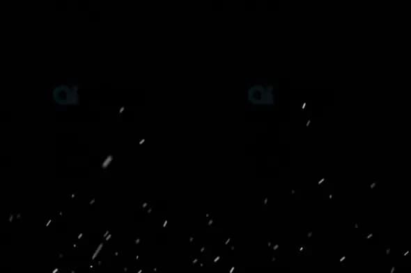 Falling Snow Particle Overlay