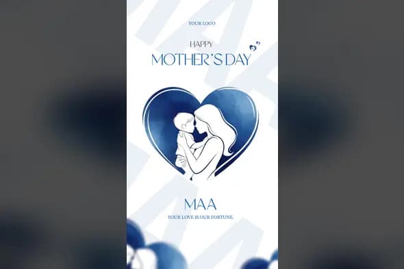 Elegant Mother's Day Greeting Template