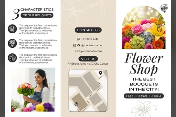 Elegant Florist Shop Social Media Template