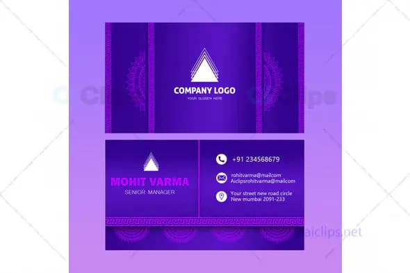 Indian Cultural Card PSD Template