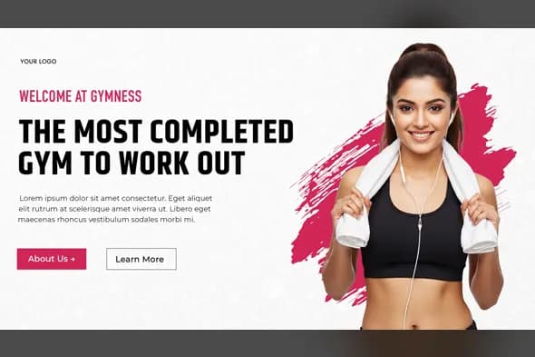 Dynamic Gym Promotion Ad Template