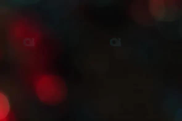 Dark Red and Green Bokeh Lights for Artistic Cinematic Motion Graphics