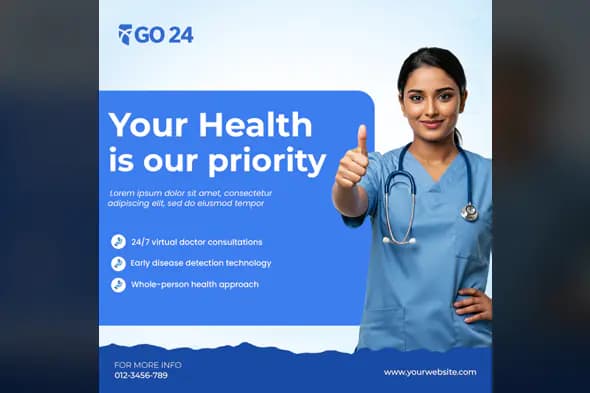 Telemedicine Service Promotion Template
